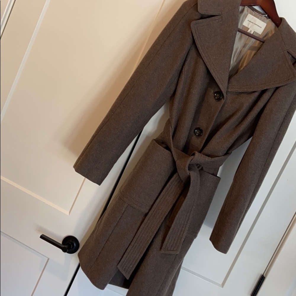 Wool 3/4 Length Wool Trench (Med Tall)